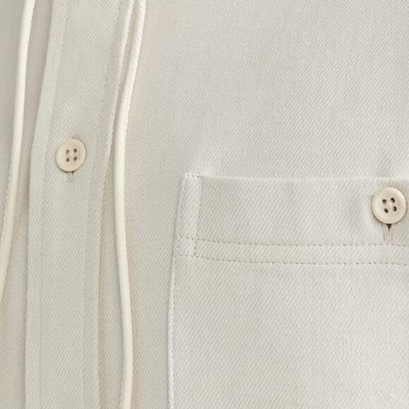 New VINCE hooded twill jacket with tags - Cream - XXL - Picture 6 of 6